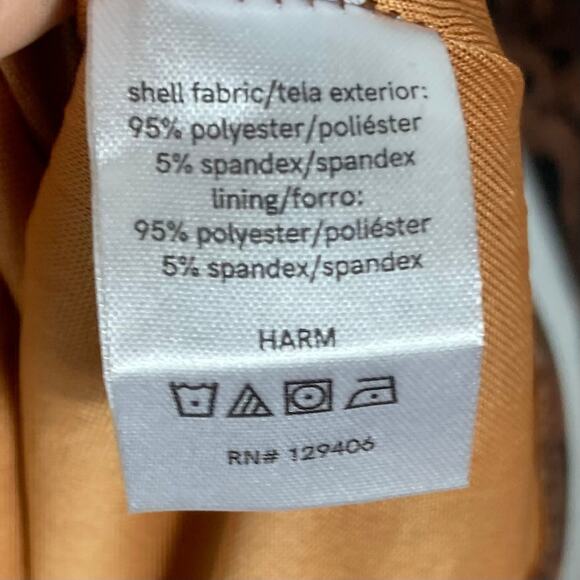 NWOT VENUS Blouse 1X Brown Animal Print Square Neck Ruched Long Sleeve Lined Zip - Picture 10 of 13